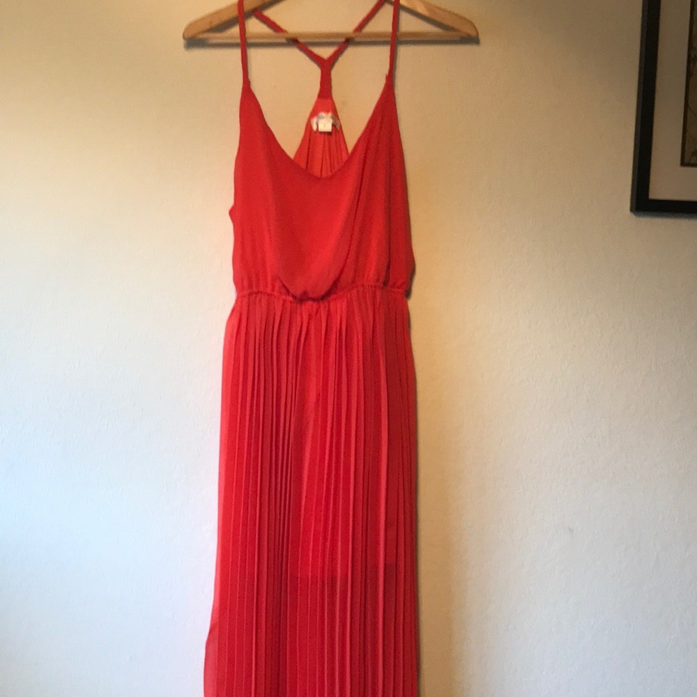 CORAL PINK MAXI DRESS